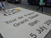 【ツール・ド・フランス14】英国リーズのスタートライン、開幕前日の現場 画像