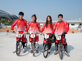 アジア競技大会のBMXは阪本・三輪ともに2位 画像