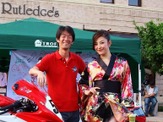 バイクの魅力を語る、モーターサイクルジャーナリスト伊丹孝裕とタレント多聞恵美トークショー 画像