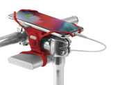 モバイルバッテリーも固定できる自転車用スマホホルダー「BikeTie」発売 画像