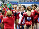 体操世界選手権、女子団体はアメリカ2連覇…日本は8位「ミス連発で残念」とファン 画像