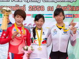 小島蓉子が女子エリートスクラッチで3位。タイのアジア選手権 画像