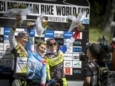 【自転車MTB】W杯ダウンヒル第1戦フランス大会、女子は地元のラゴが優勝 画像