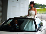 鈴鹿サーキットで結婚式「パレードは私が運転したい！」 画像