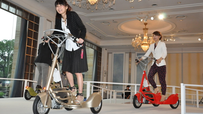 片山工業が発表したウォーキングバイク