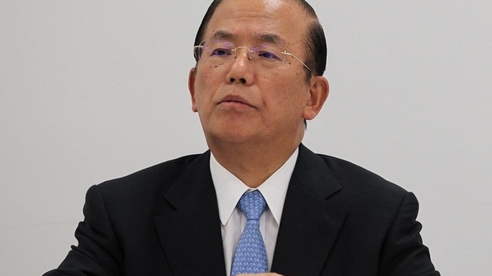 東京2020組織委員会専務理事・事務総長の武藤敏郎氏（2015年9月1日、虎ノ門ヒルズにて）