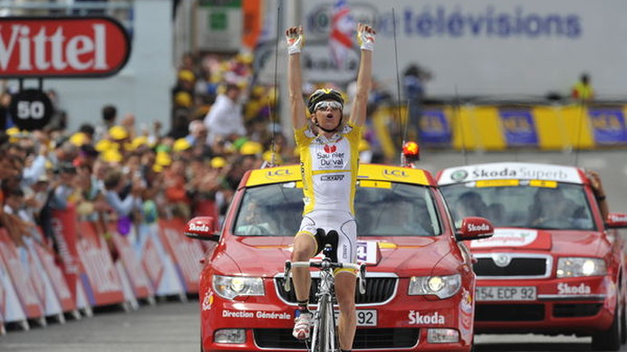 　ツール・ド・フランスが7月13日、トゥールーズからバニェールドビゴールまでの224kmで第9ステージを行い、イタリアのリッカルド・リッコ（24＝サウニエルドゥバル）が第6ステージに続く2勝目を挙げた。