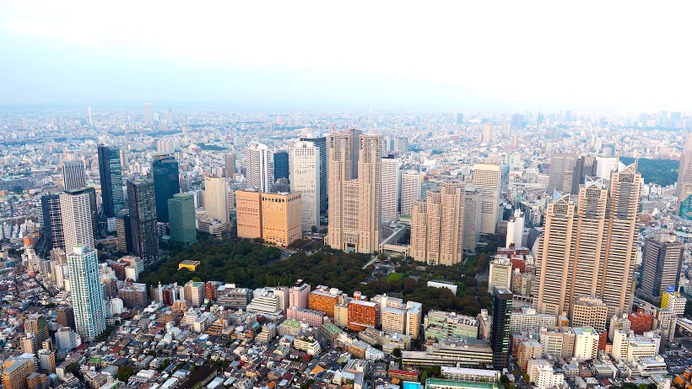 東京都庁とその周辺（c）Getty Images