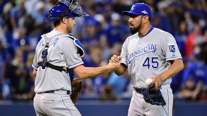 アメリカン・リーグ優勝決定シリーズ第4戦、カンザスシティ・ロイヤルズが3勝1敗で王手（2015年10月20日）