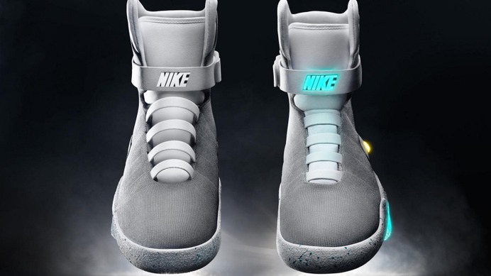 ナイキ、バック・トゥ・ザ・フューチャーを現実に！自動で靴ひもが閉まる「THE 2015 NIKE MAG」発表