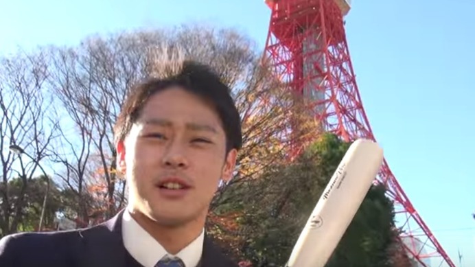 ロッテ・平沢大河、東京タワーに誓うトリプルスリー「頑張ってそういう選手に」（動画キャプチャ）