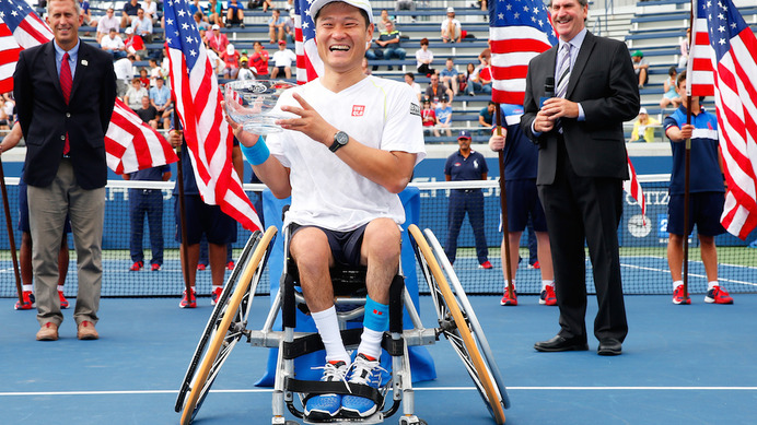 国枝慎吾、全米テニス連覇6度目の優勝（2015年9月13日）