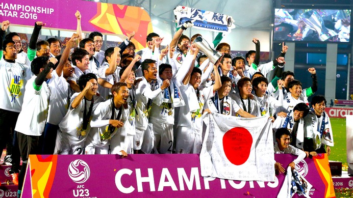 U-23日本代表、アジア選手権制覇…韓国に0-2から大逆転勝利（c）Getty Images