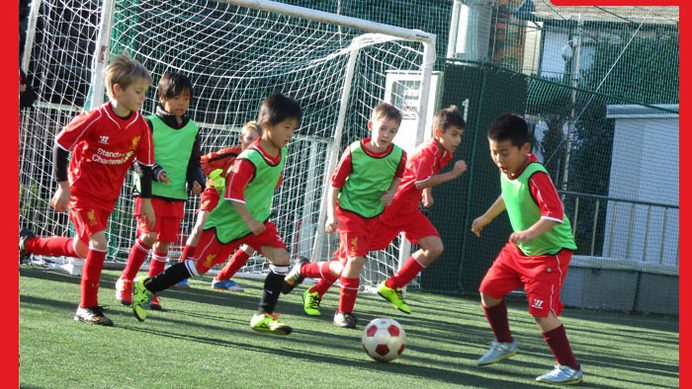 小学生向けサッカープログラム「リバプールFC スプリング2DAYSプログラム2016 in 横浜」が開催