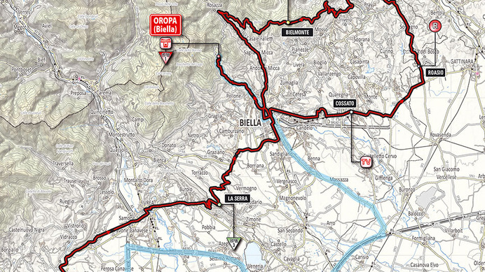 ジロ・デ・イタリア14　第14ステージ、アリエからオローパの162km