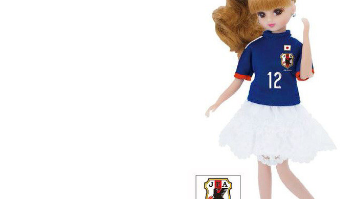 【FIFAワールドカップ2014ブラジル】「リカちゃん」もサポータースタイルに…背番号は12
