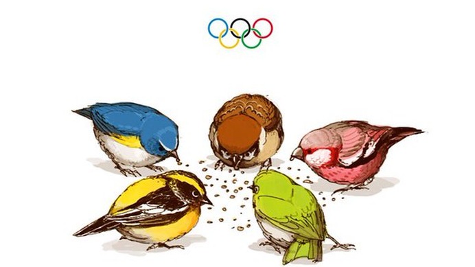 トリノオリンピックならぬ 鳥のオリンピック のエンブレムがかわいい件 Cycle やわらかスポーツ情報サイト