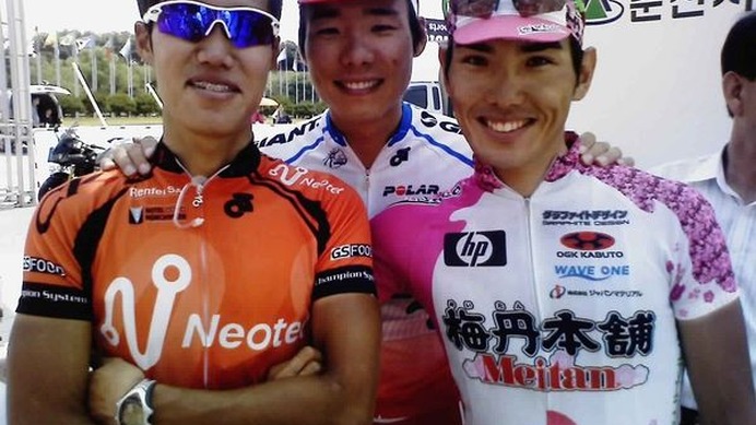 　韓国のナショナルステージレース、ツール・ド・コリアが6月5日にソウルで開幕し、第1ステージで日本のEQA・梅丹本舗に所属する朴晟伯が2位になった。