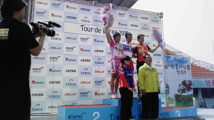 　ツール・ド・コリアは6月6日に第2ステージが行われ、日本のEQA・梅丹本舗に所属する朴晟伯が前日に続いて2位になった。