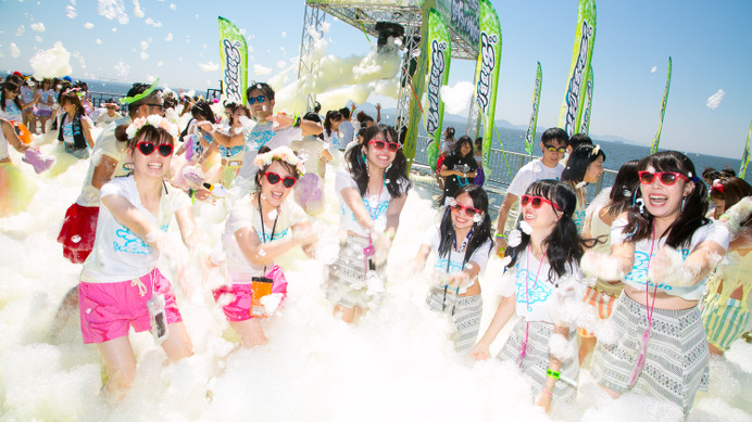 泡まみれで走る「バブルラン」広島で開催決定…5/24から先行受付