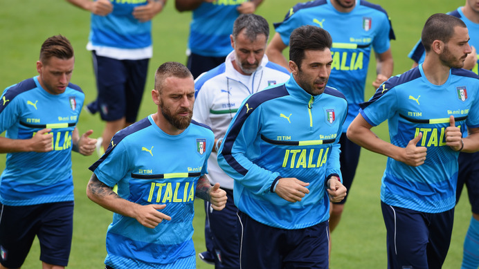 サッカーイタリア代表 参考画像（2016年6月14日）