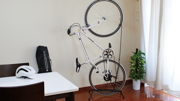 縦＆横置き収納できる「自立式自転車専用スタンド」発売