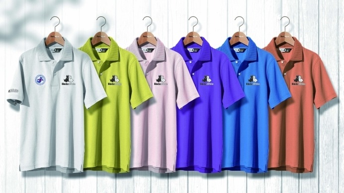 プロゴルファー・倉本昌弘と共同制作したPGAポロシャツ、ブラック＆ホワイトスポーツウェアが発売