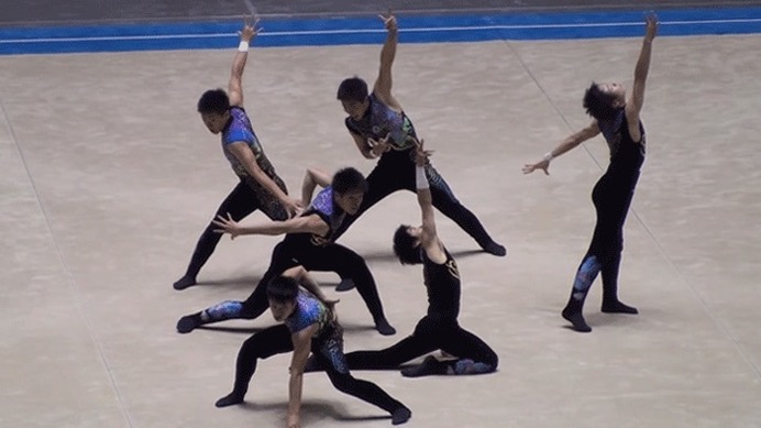 「もはや芸術」日本男子高校生の『新体操』が素晴らしい