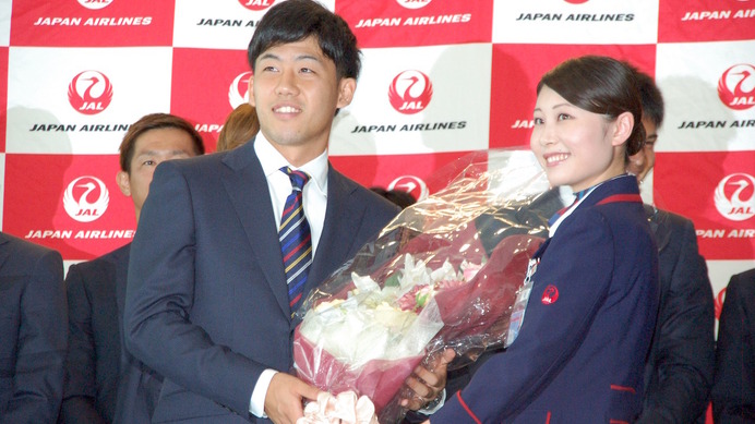 羽田空港でサッカーU-23日本代表の壮行会が開催（2016年7月21日）