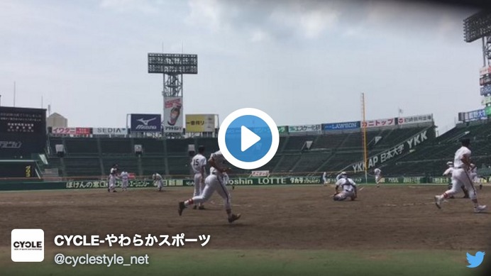 木更津総合、投手陣が甲子園マウンドで練習