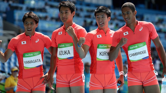 リオ16 男子400メートルリレー 日本がアジア記録で決勝進出 Cycle やわらかスポーツ情報サイト