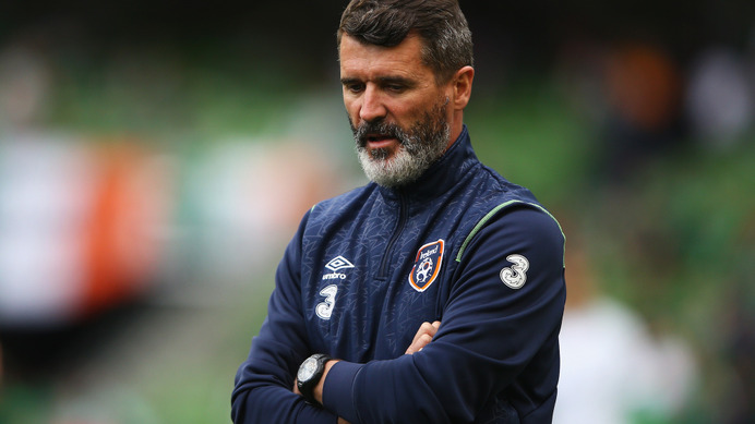 サッカーアイルランド代表アシスタントマネージャーのロイ・キーン 参考画像（2015年6月13日）