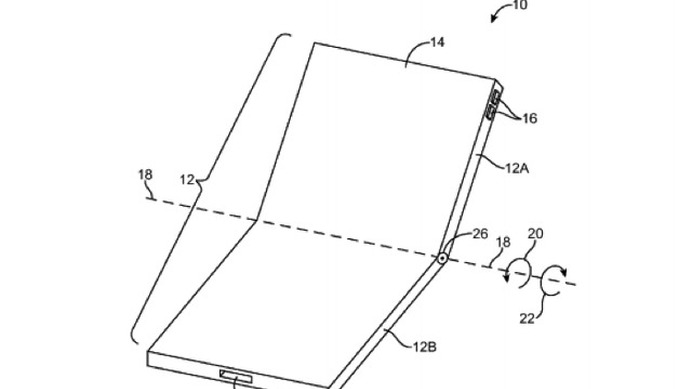 iPhone 8で採用？Appleが折りたたみスマホに関する新特許取得