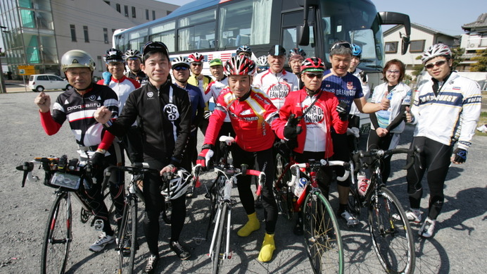 茨城県を走るサイクリングバスツアー