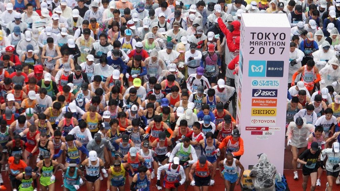 東京マラソン 参考画像（2007年2月18日）