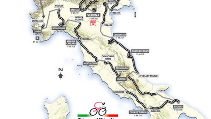 　5月8日に開幕する23日間の自転車ロードレース、第93回ジロ・デ・イタリアは、世界最高峰のツール・ド・フランスよりも難易度の高いコース設定だ。北イタリアの山岳区間を走る終盤戦は、標高差の推移を示す高低表がまるでノコギリの歯のように屹立していることからもう