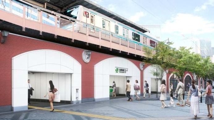JR東日本はオリンピック開催に向け有楽町駅など4駅の改良計画をまとめた。画像は有楽町駅のイメージ。