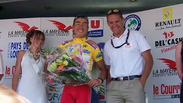 Team VANG Cyclingレースレポート。LES BOUCLES DE LA MAYENNE 第2ステージでは、福島康司選手がリーダージャージを獲得した。