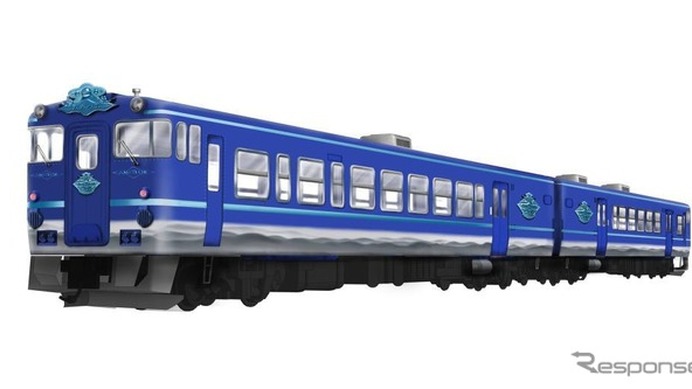 『あめつち』で使用される車両のイメージ。2018年7月から鳥取～出雲市間で運行される。