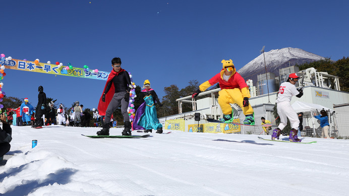 富士山2合目のスキー場「イエティ」が日本一早い10/6にオープン