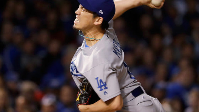 カブス戦で好リリーフをしたドジャース・前田健太【写真：Getty Images】