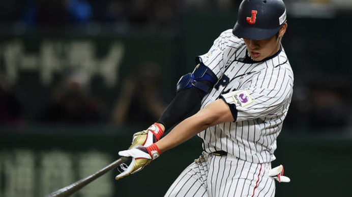 侍ジャパン・上林誠知【写真：Getty Images】