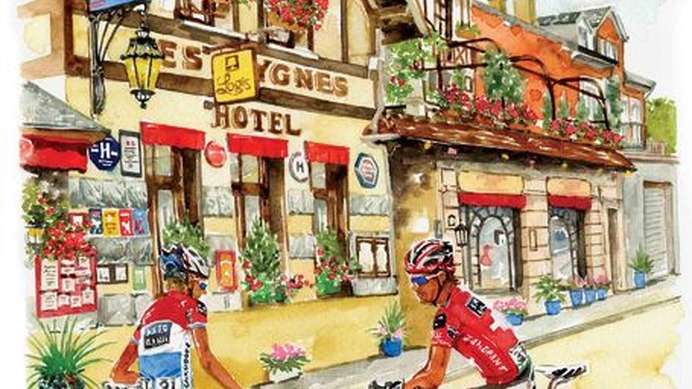 ツール・ド・フランス絵画、好評発売中 | CYCLE やわらかスポーツ情報サイト