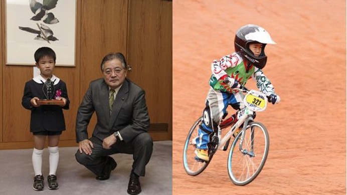 　7月に南アフリカ・ピーターマリッツバーグで開催されたBMX世界選手権に参加し、5～6歳ボーイズクラスで7位入賞を果たした奥山友翔（東京都町田市在住）が、10月19日に石阪丈一町田市長を表敬訪問した。石阪市長は、世界選手権での健闘をたたえるとともに、今月末に迫