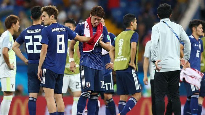 W杯敗退の日本代表、使用後の「ロッカー」が話題に