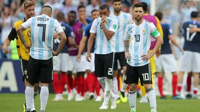 アルゼンチンもベスト16で姿消す　photo/Getty Images