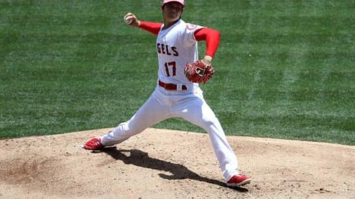 7回途中1失点と好投したエンゼルス・大谷翔平【写真：Getty Images】