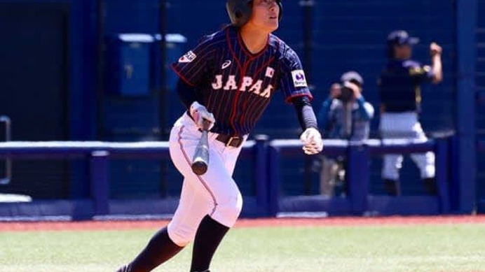 侍ジャパン女子代表に選出された京都フローラ・三浦伊織【写真：石川加奈子】