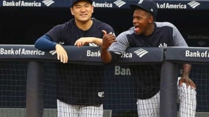 ヤンキース・田中将大（左）【写真：Getty Images】