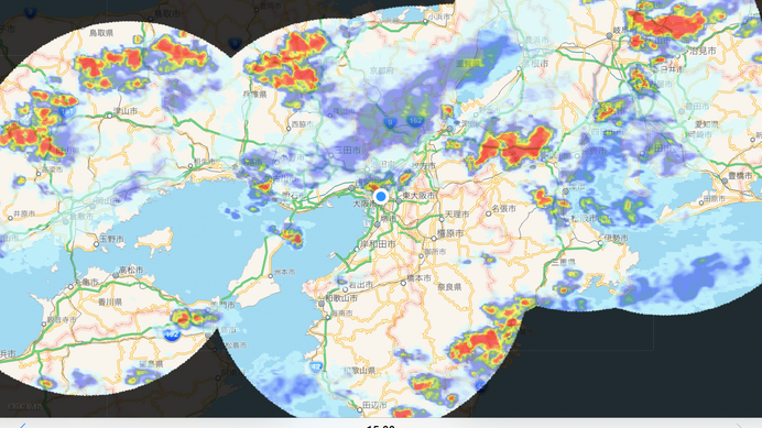ゲリラ豪雨回避へ、250メートルメッシュで雨雲の位置をお知らせ『そらレーダー』開始